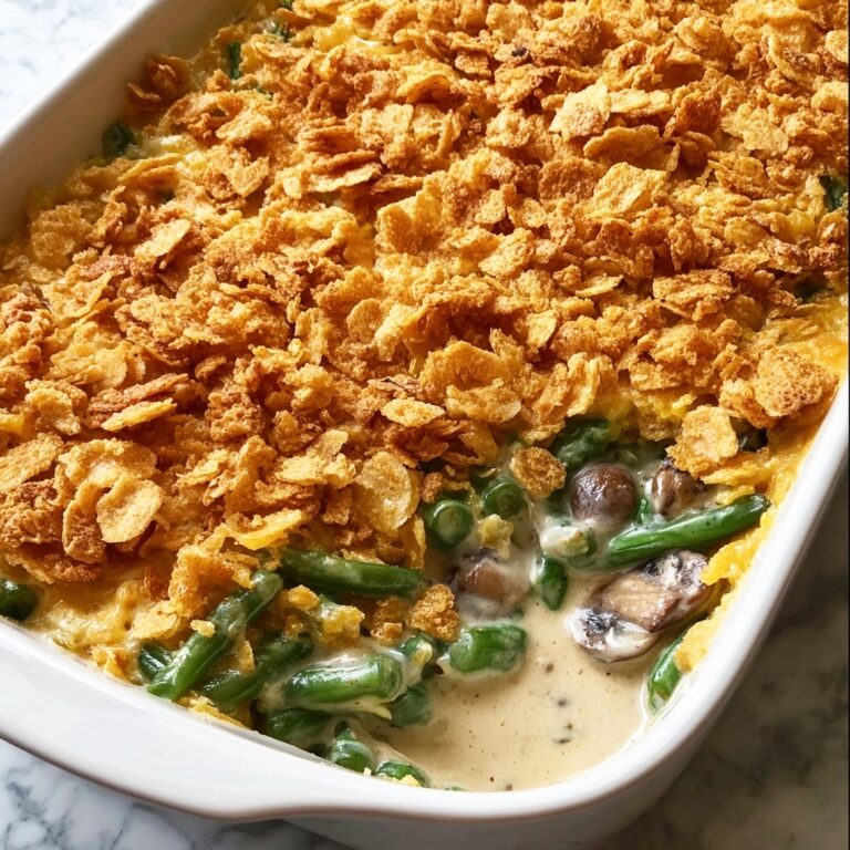 Creamy Green Bean Casserole Recipe