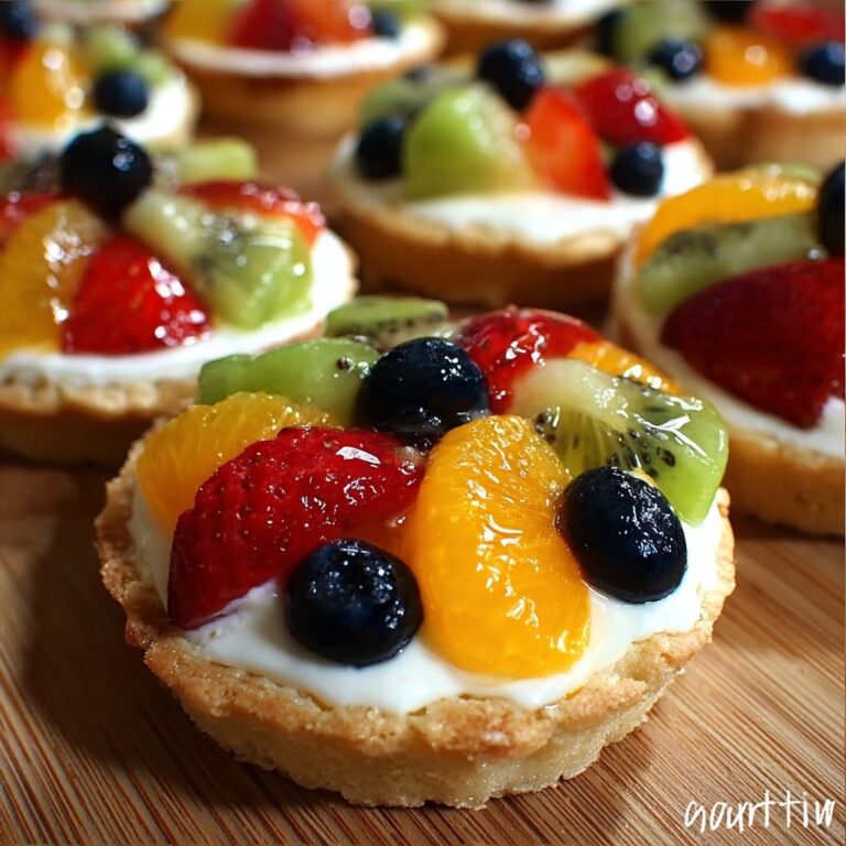 No Bake Mini Fruit Pizzas Recipe