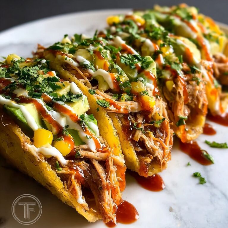 Red Chile Chicken Tacos with Corn Crema Recipe