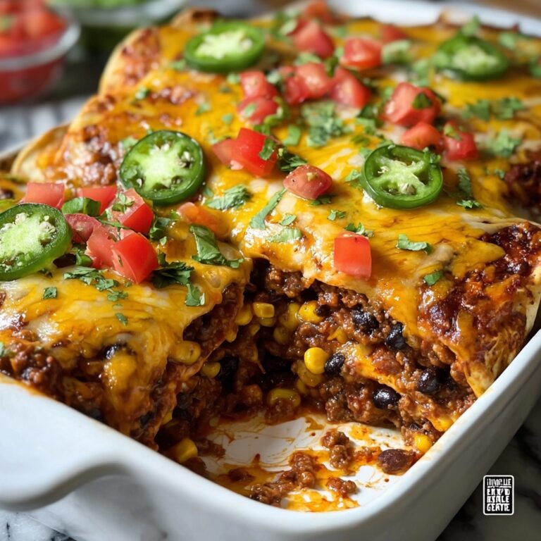 Beef Enchilada Casserole Recipe