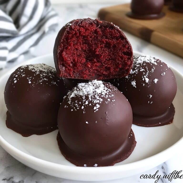 No Bake Red Velvet Cake Balls Recipe