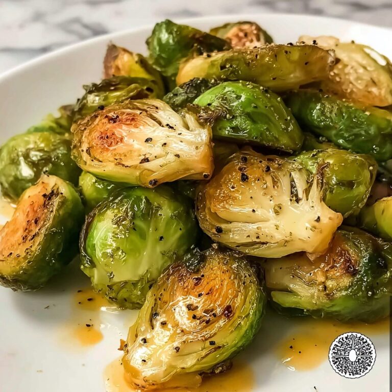 Maple Roasted Brussels Sprouts Recipe